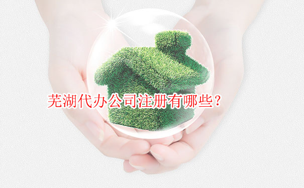 芜湖代办公司注册有哪些？